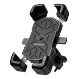 ROCKBROS Bike Phone Holder Mount for 4.5''-7.1'' Phones, Quick Release Handlebar Clamp, 360 Rotatable Motorcycle Mount