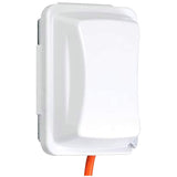 TayMac MM410W SingleGang Horizontal/Vertical Mount Weatherproof InUse Cover, 16 in 1, 2.75 in, White