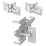 ZEKOO Stainless Steel Vinyl Fence Gate kit, Self Closing Gate Hinges and Latch, Rust Proof, Use for Vinyl Fence Gate and Wood Fe