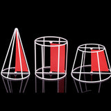 Enakshi 10x Folding Geometric Shapes Cylinders for Home School Supplies Kindergarten|Toys & Hobbies | Educational | Mathematics