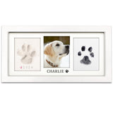 MYPAWLETS Paw Print Frame Kit,Dog/Cat Paw Print Keepsake,White