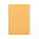 DSTELIN 9 inch x 6 inch, 100GSM, Blank Spiral Notebook, 1Pack, Soft Cover, Sketch book, 160 Pages / 80 Sheets, (Brown)
