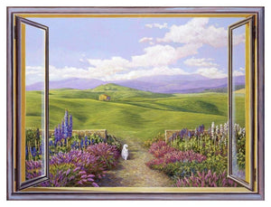 Paesaggio Toscano-Paper Art-42,,X32,,