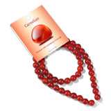 Risyfjew 50PCS 8mm Natural Carnelian Beads Gemstone Round Loose Beads for Jewelry Making Chakra Crystal Stone Beads for Bracelet