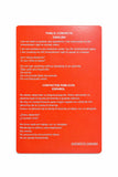 Know Your Rights Red Card 4x6 - English & Spanish Constitutional Rights Card for Residential & Public Encounters