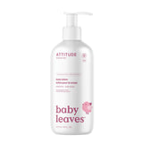 ATTITUDE Baby Lotion, EWG Verified Moisturizer, Dermatologically Tested Moisturizing Cream, Vegan and Cruelty-Free, Unscented, 1