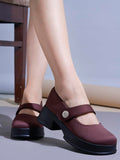 Shoetopia Stylish Brown Marry-Janes For Women & Girls /Eu36,Brown,3,B0F7LXX18S