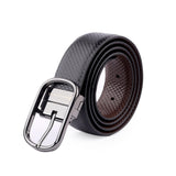 Bacca Bucci MenS Reversible Dress Belt Italian To Grain Leather Black & Brown With Rotating Metal BuckleBlack/Brown