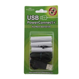 Kurt S. Adler 3-AAA USB Power Connect and Converter