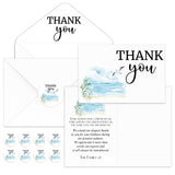 Fumete 50 Set Funeral Thank You Cards with Envelopes and Stickers Thank You Sympathy Cards with Meaningful Message Bereavement f