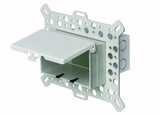 Arlington DBHM1W-1 Low Profile IN BOX Electrical Box with Weatherproof Cover for New Construction Stucco/Textured Surfaces/Rigid