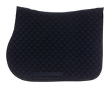 Equinavia Harstad All Purpose Saddle Pad | Classic & Durable | Moisture-Wicking Tricot Backing - Navy - Horse