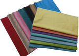 14 pcs 12 * 12 Inches Solids DIY Fabric Crystal Dutch Velvet Short Plush Decorative Jewelry Material Set Precut Bundle Patchwork