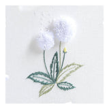 Ecomistiq Beautiful 3D Flower Stumpwork Embroidery Kit For Beginners Dandelion | Other Hand Embroidery Kits | Hand Embroidery Ki