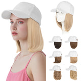 Hairro Hat With Hair Attached Synthetic Baseball Ball Cap Hair Wig 6 150g #85P613