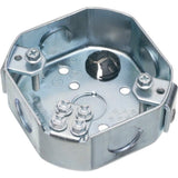 Arlington Industries Arlington FBS415 Steel Ceiling Fan/Fixture Mounting Box 1.5 Inch 14.6 CubicInch, Silver