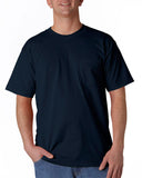 Bayside Usa-Made Short Sleeve T-Shirt With A Pocket - Navy, L