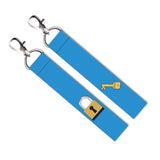Isee 360 2 Pcs Lock And Key Lanyard Tag With Swivel Lobster For Gift Luggage Bags Backpack Laptop Bags L X H 5 X 0.8 Inch