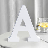 White Wooden Letters 8 Inch for Wall Decor,Large Unfinished Wood Letters for Home,Wooden Alphabet Letters for Crafts,Standing Ga