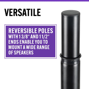 All-Aluminum Speaker Stand Pak With Zippered Bag