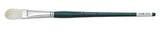 Grumbacher Gainsborough Filbert Oil and Acrylic Brush, Hog Bristle, Size 12 (1271T.12)