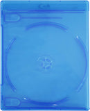 (10) Empty Standard Double Blue Replacement Boxes/Cases for Blu-Ray Disc Movies BR2R12BL