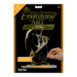 Royal Brush GOLDFL26 Gold Foil Engraving Art Kit, 8 by 10Inch, 3 Headed Dragon