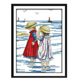 Myaddiction Stamped Cross Stitch Kit PrePrinted Pattern Embroidery Kit 14Ct 19 X 27Cm