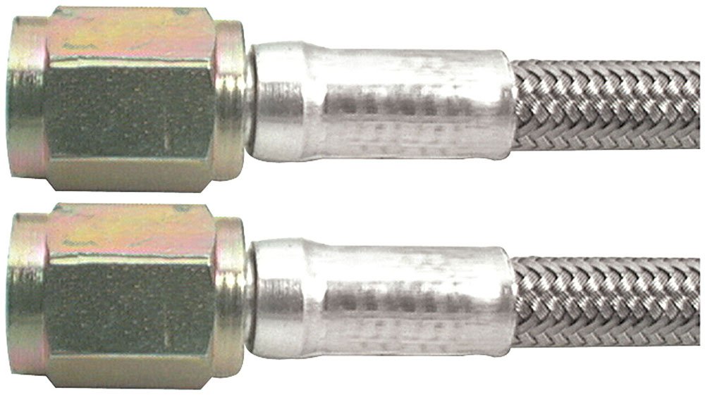 Allstar Performance ALL46300-143 Braided Steel Lines With -3 Ends