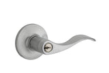 Kwikset Safelock SL5000LY26D Layton Lever Entry Lock with RCAL Latch and RCS Strike Satin Chrome Finish