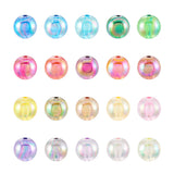 Craftdady 100Pcs 20mm AB Color Bubblegum Beads Acrylic Focal Bead Transparent Round Gumball Beads Loose Spacer Bubble Bead for J
