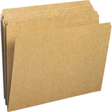 Smead File Folder, Reinforced StraightCut Tab, Letter Size, Kraft, 100 Per Box (10710)