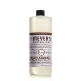 MRS. MEYERS CLEAN DAY MultiSurface Cleaner Concentrate, Use to Clean Floors, Tile, Counters, Lavender, 32 fl. oz