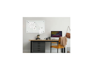 River Glass Dry-Erase Board, 24 X 36, Non-Magnetic