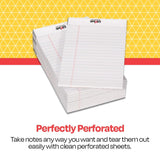School Smart Junior Legal Pad, 5 X 8 Inches, 50 Sheets Each, White, Pack Of 12 - 027445