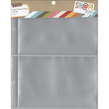 Simple Stories 6x8inch Page Protectors with (2) 4x6inch Divided Pockets, 10Pack