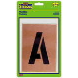 HYKO Products ST4 Number & Letter Stencils, 4 INCH, Tan