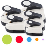 5 Circle Hole Punch, Circle Paper Punch, CirclePunches for Paper Crafts, Large Hole Puncher, Different Size of Scrapbooking Punc