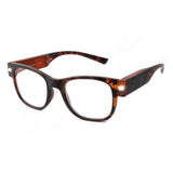SKYWAY Reading Glasses Lighted Rechargeable Bright LED Readers with Lights Eyewear Clear Vision Unisex(Tortoiseshell-1.5X)
