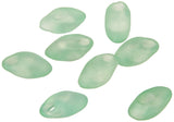 Miyuki Long Magatama Seed Beads, 4 x 7mm/8.5g, Matte Sea Glass Green
