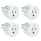 Eightree Smart Plug 5GHz & 2.4GHz, Smart Outlet WiFi Socket with APP Remote Control, Compatible with Alexa & Google Home, 4 Pack
