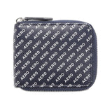 Aeropostale Men Largo Leather Zip Around Wallet Navy, No. Of Card Slot : 4