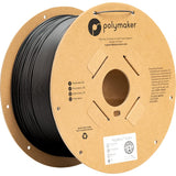 Polymaker 3kg PLA+ 3D Printer Filament 1.75mm, Black PLA Plus Filament Satin Surface - PolyTerra Tough PLA + 3D Printing Filamen