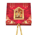 Line N Curves Gift Box for Raksha Bandhan | 5 Partition Gift Box for Sweets and Dry Fruits | Designer Packaging with Lid | Ind