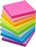 Ofixo Self Sticky Notes - Pack Of 5 Neon Colors, 400 Sheets, 3 X 3-Inches (80 Sheets Per Color)