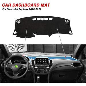 Cartist Custom Fit for Dash Cover Mat Chevy/Chevrolet Equinox 2018-2022 2023 Accessories Dashboard Cover Nonslip Dashboard Mat P