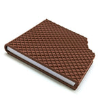 Marmoris Ecom Choco Coated Butterscotch Wafer Design Notebook Diary For Kids | Chocolate Shape Pocket Memo Notebook | Mini Perso