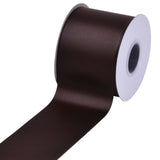 Ribest Brown Grosgrain Ribbon, 3 Inch 25 Yard Ribbon for Crafts Gift Wrapping Bows Wedding Party Decoration Bouquet