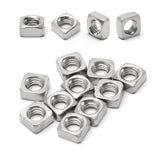 16pcs M10-1.5 Square Nuts,M10 Square Nut,304 Stainless Steel,Metric,M10 x 1.5mm Nuts Coarse Thread Fasteners for Home Repairs an