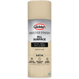 Glidden Master Finish 12 oz. Satin Earthy Cane Interior/Exterior All Surface Spray Paint and Primer
